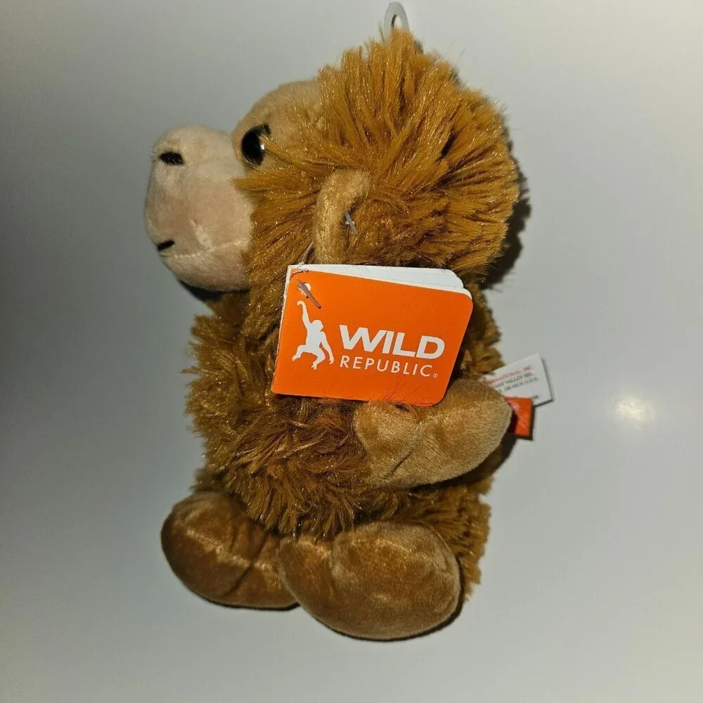 2 Wild Republic Brown Huggers Orangutan Plush Lot 7